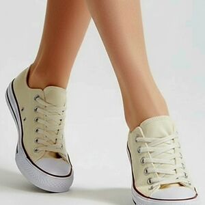 Converse Unisex  All Star Canvas Low Top - White Nib